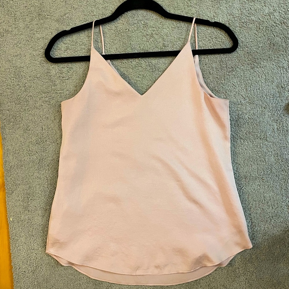 Express satin v-neck downtown cami